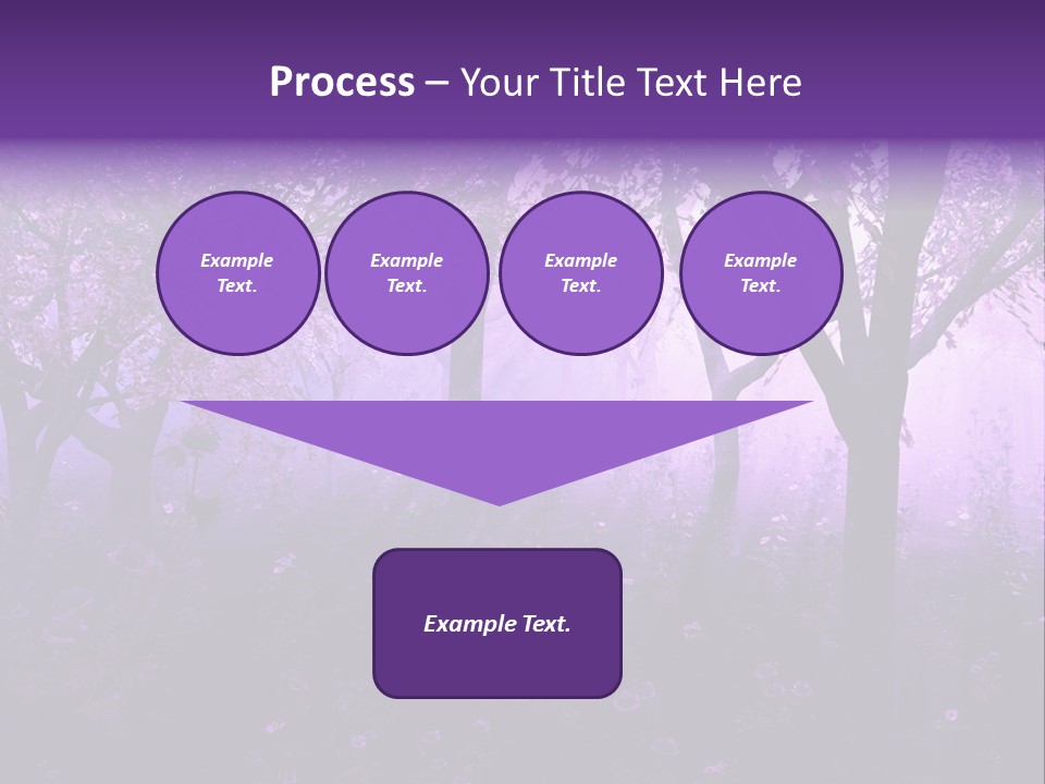 Serene Foggy Hazy PowerPoint Template