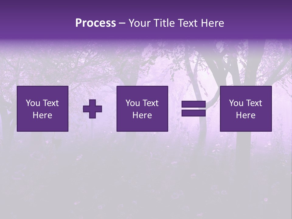 Serene Foggy Hazy PowerPoint Template