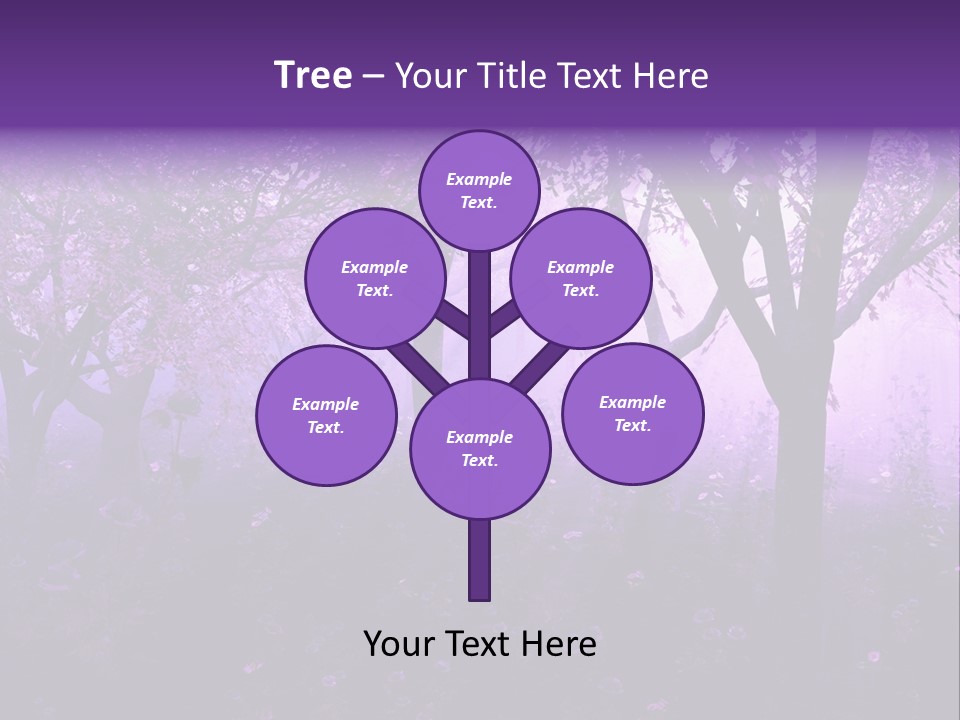 Serene Foggy Hazy PowerPoint Template