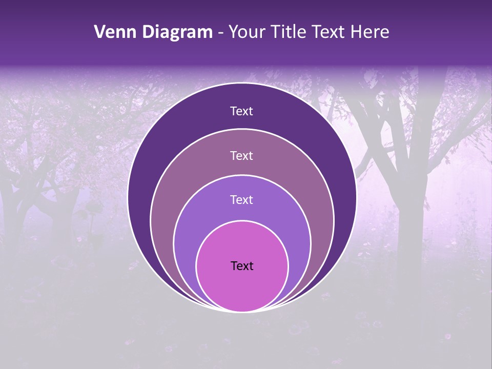 Serene Foggy Hazy PowerPoint Template