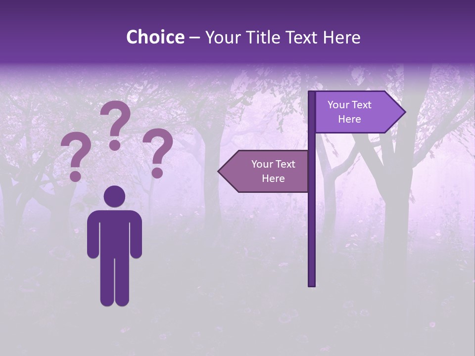 Serene Foggy Hazy PowerPoint Template