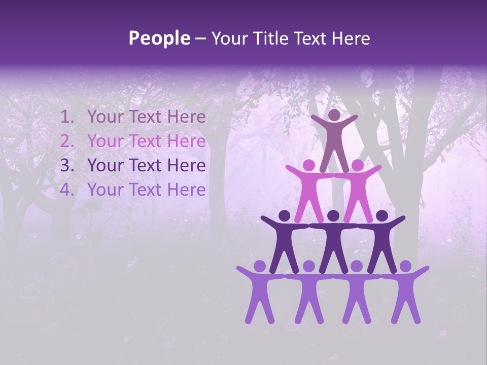 Serene Foggy Hazy PowerPoint Template