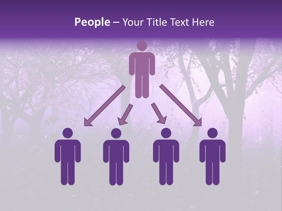 Serene Foggy Hazy PowerPoint Template