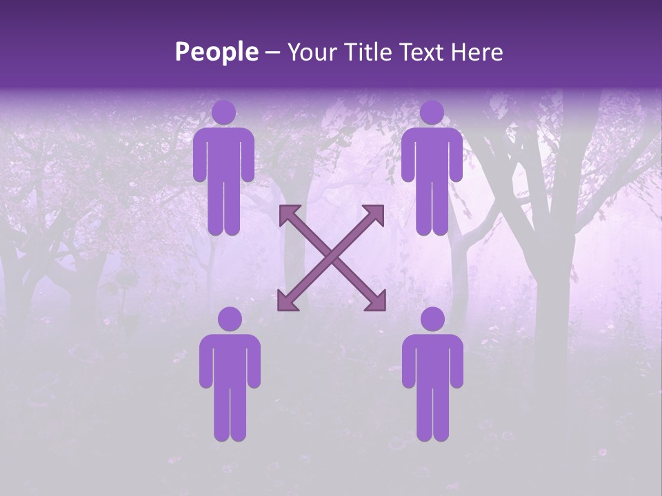 Serene Foggy Hazy PowerPoint Template