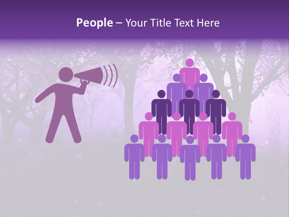 Serene Foggy Hazy PowerPoint Template