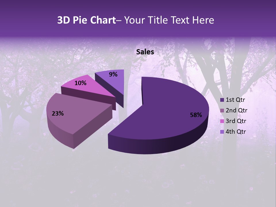 Serene Foggy Hazy PowerPoint Template