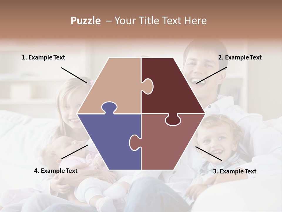 Boy White Female PowerPoint Template