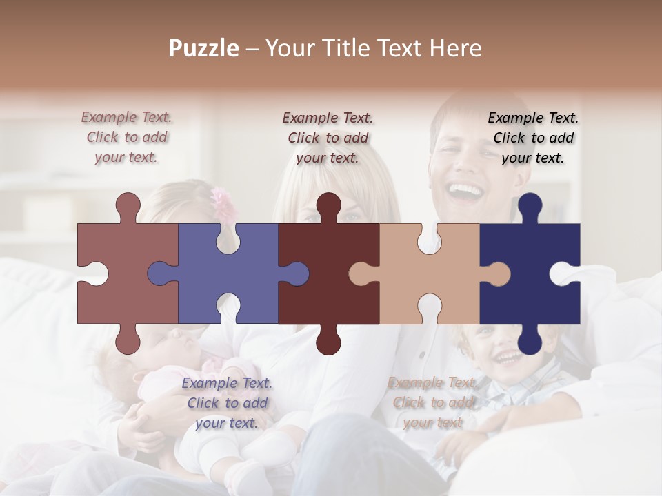 Boy White Female PowerPoint Template