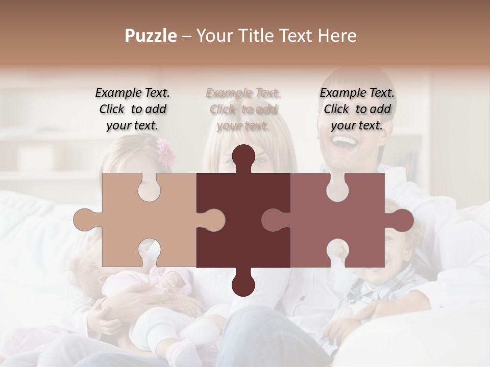 Boy White Female PowerPoint Template