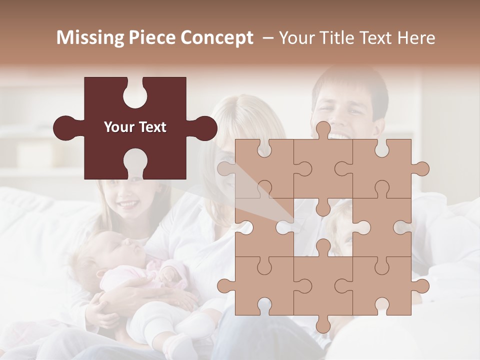 Boy White Female PowerPoint Template