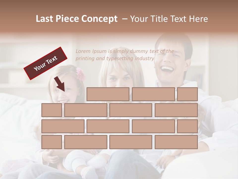 Boy White Female PowerPoint Template