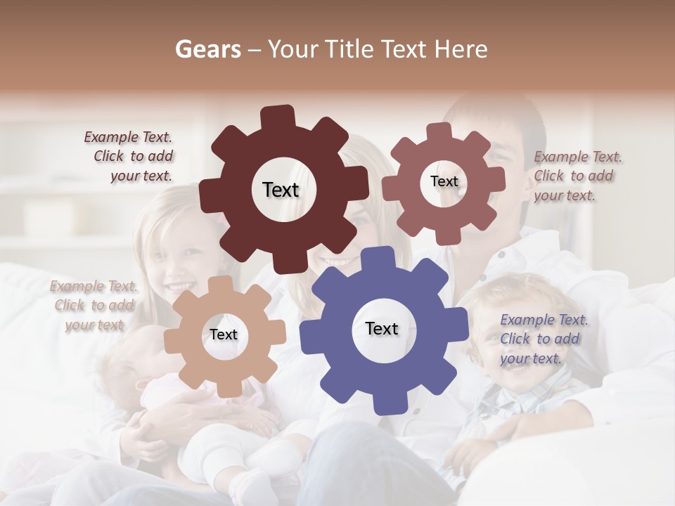 Boy White Female PowerPoint Template