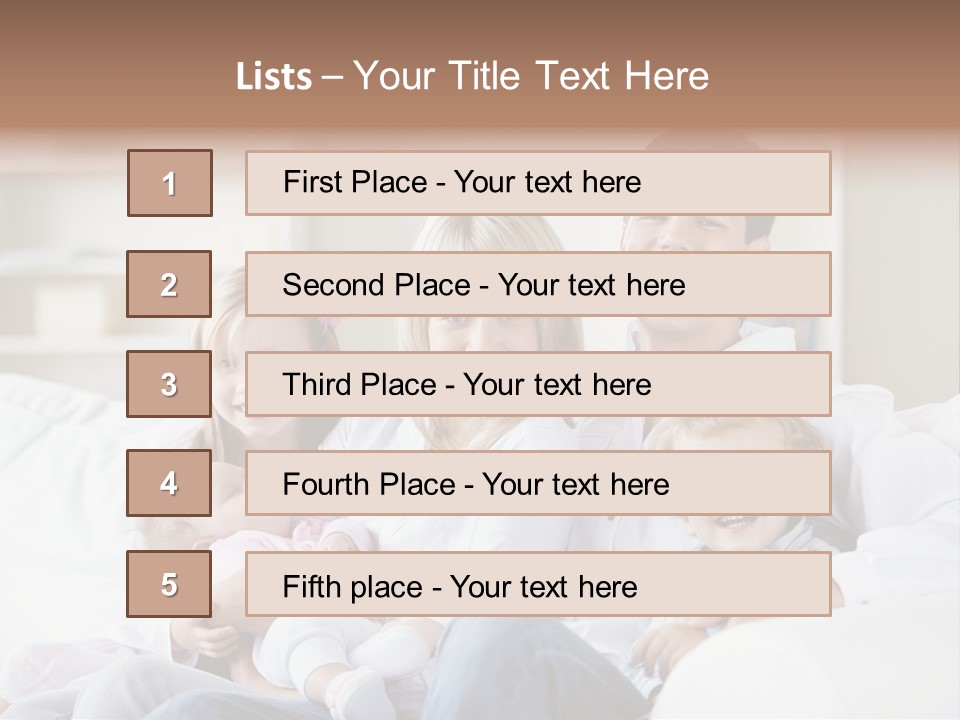 Boy White Female PowerPoint Template
