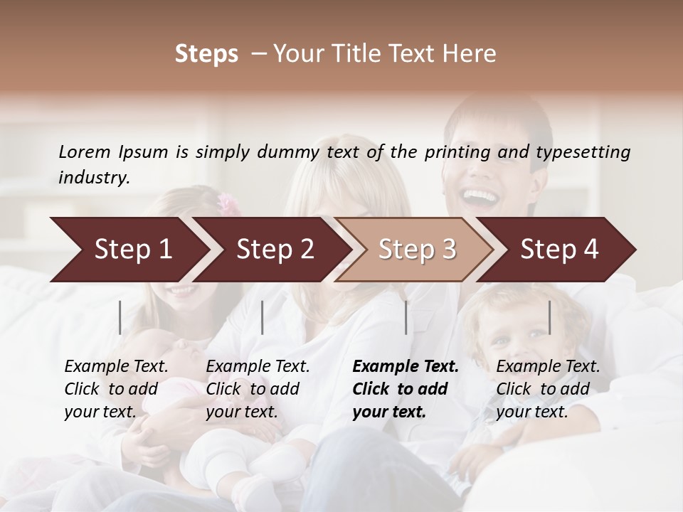 Boy White Female PowerPoint Template
