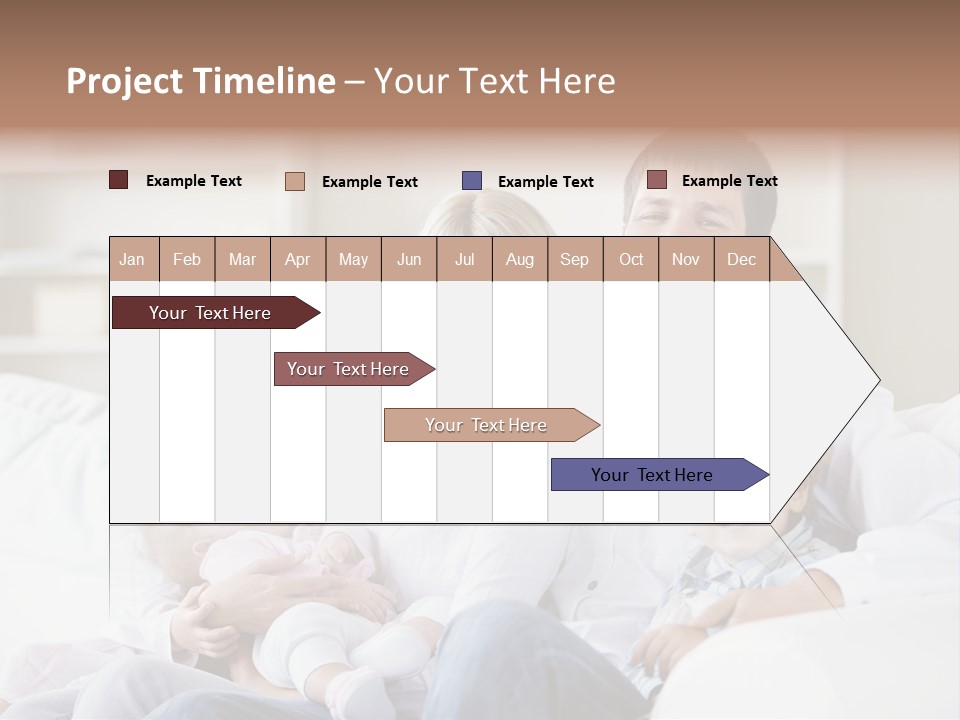 Boy White Female PowerPoint Template