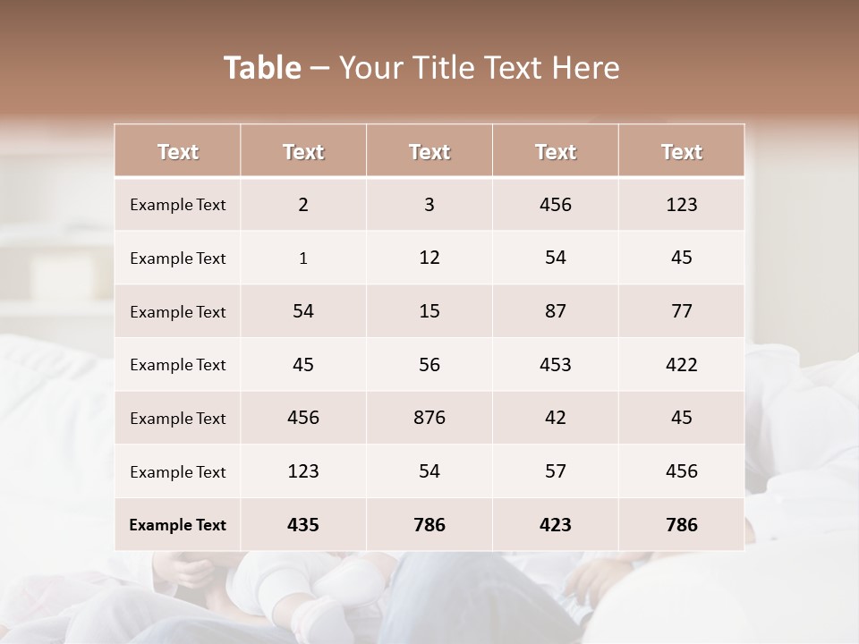 Boy White Female PowerPoint Template