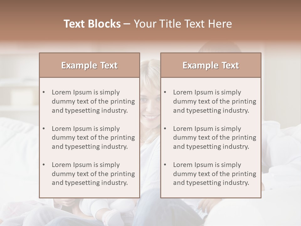 Boy White Female PowerPoint Template