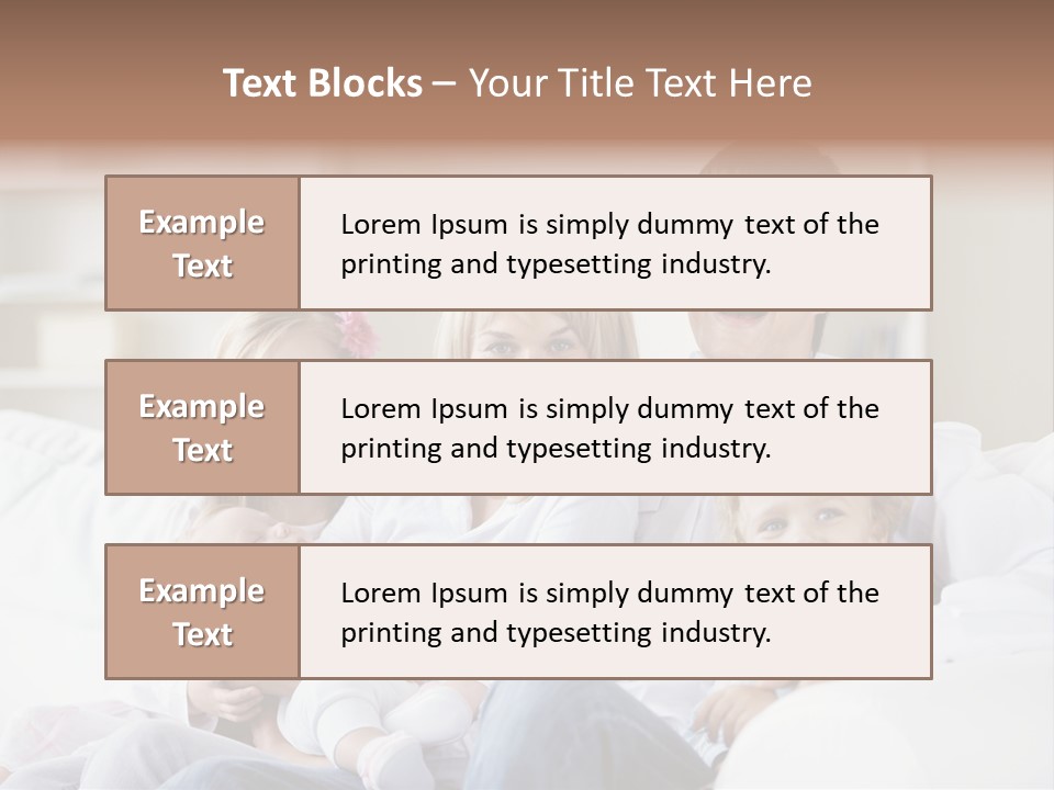 Boy White Female PowerPoint Template