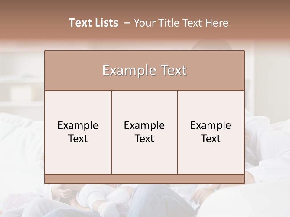 Boy White Female PowerPoint Template
