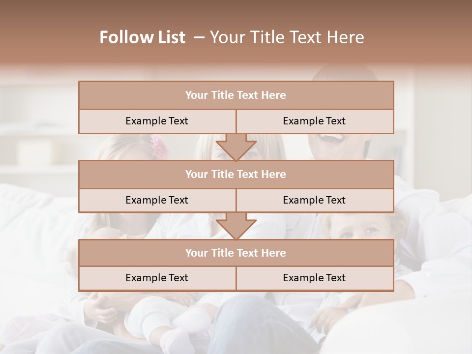 Boy White Female PowerPoint Template