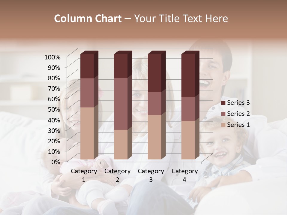 Boy White Female PowerPoint Template