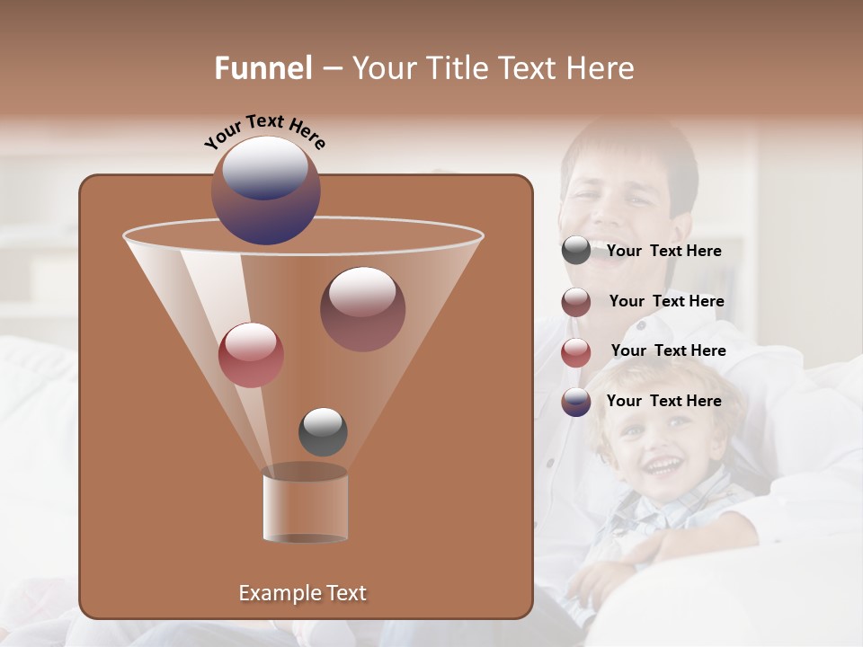 Boy White Female PowerPoint Template