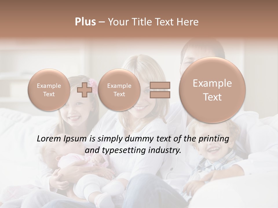 Boy White Female PowerPoint Template