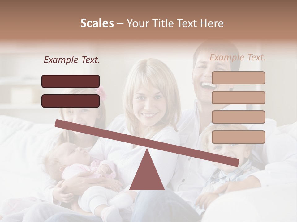 Boy White Female PowerPoint Template