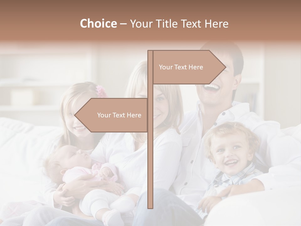 Boy White Female PowerPoint Template