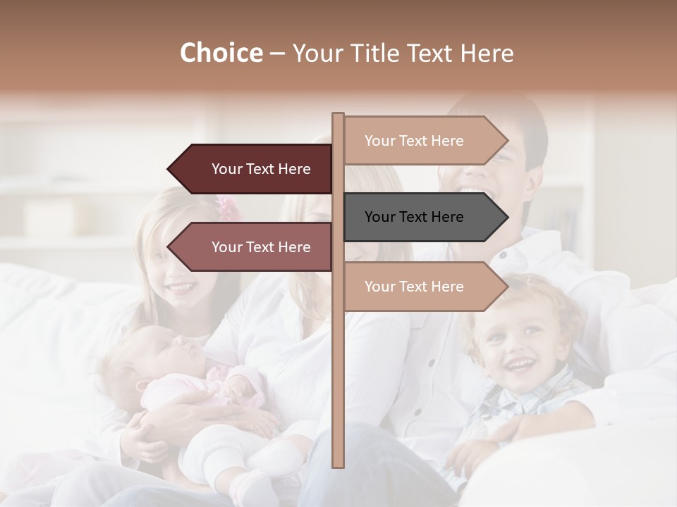 Boy White Female PowerPoint Template