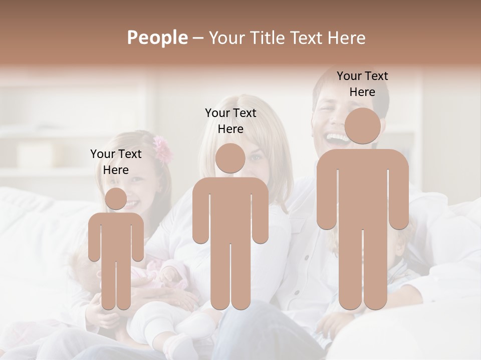 Boy White Female PowerPoint Template