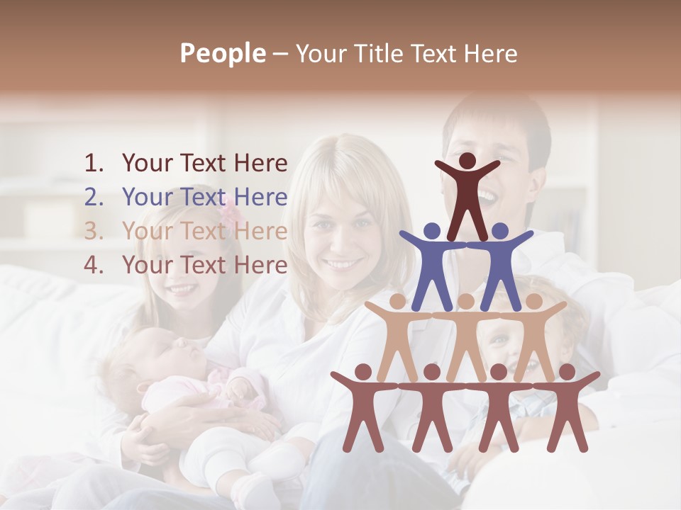 Boy White Female PowerPoint Template