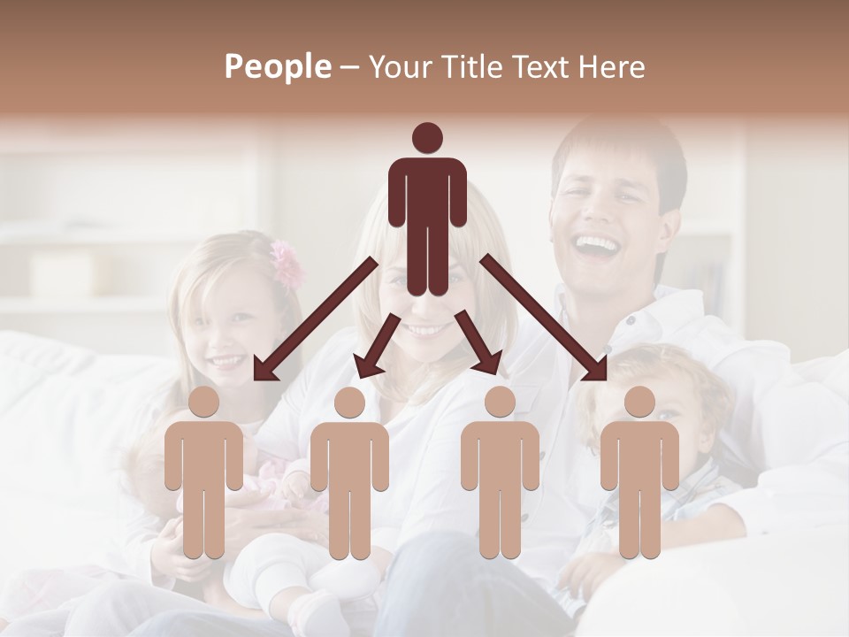 Boy White Female PowerPoint Template