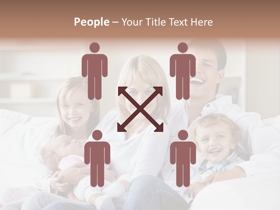 Boy White Female PowerPoint Template