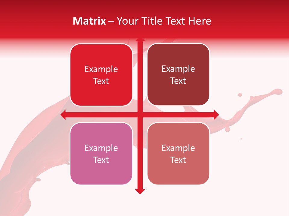 Motion White Background Liquid PowerPoint Template