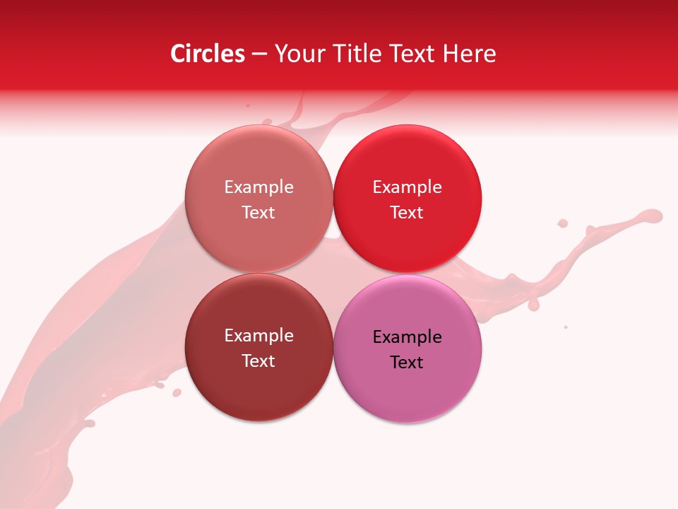 Motion White Background Liquid PowerPoint Template