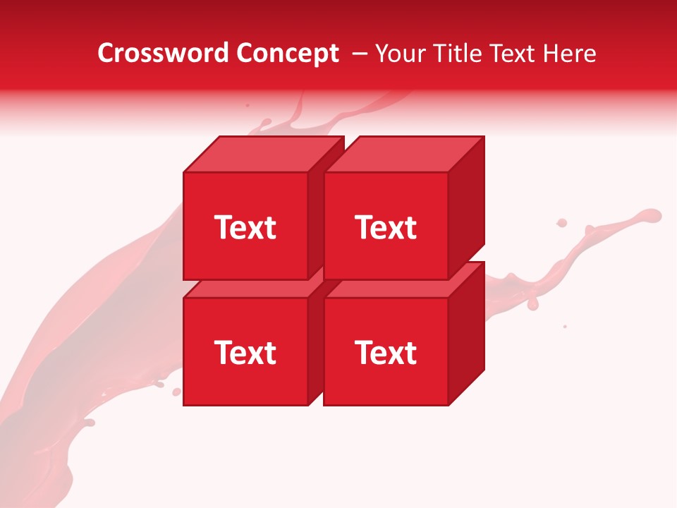 Motion White Background Liquid PowerPoint Template