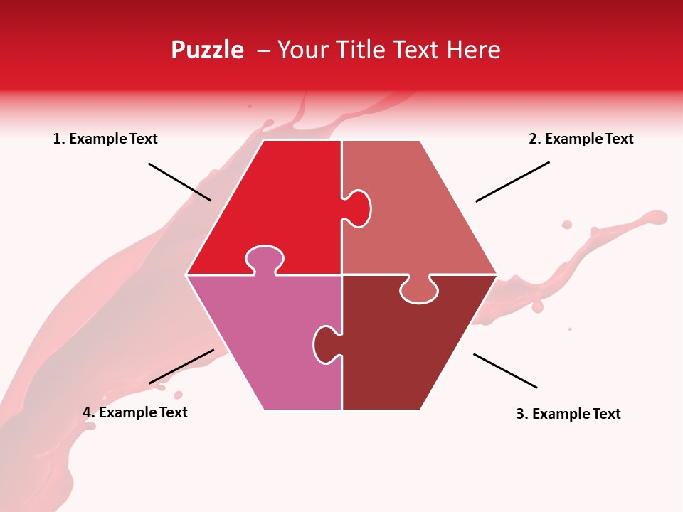 Motion White Background Liquid PowerPoint Template