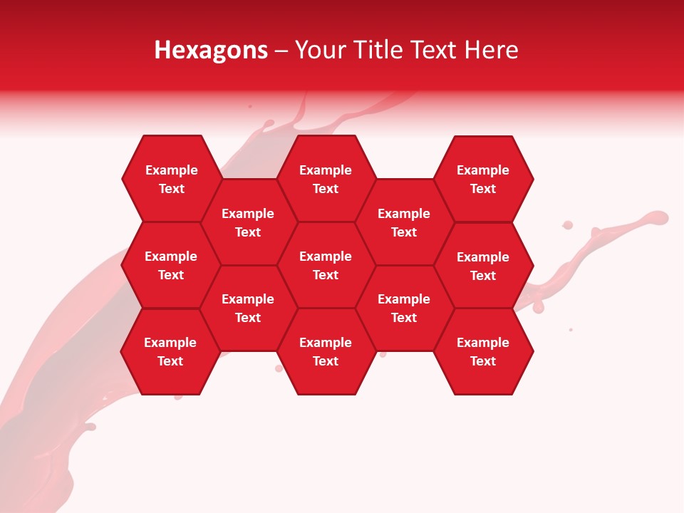 Motion White Background Liquid PowerPoint Template