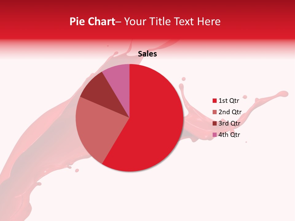 Motion White Background Liquid PowerPoint Template