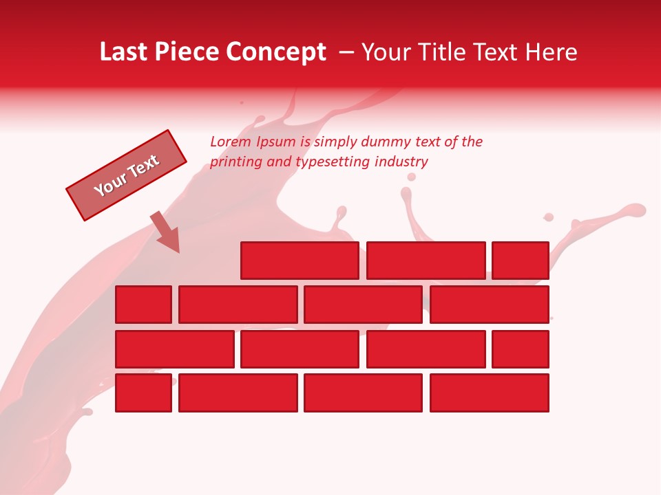 Motion White Background Liquid PowerPoint Template