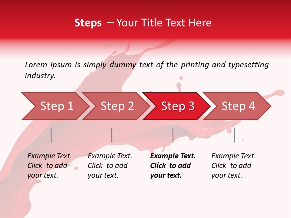 Motion White Background Liquid PowerPoint Template