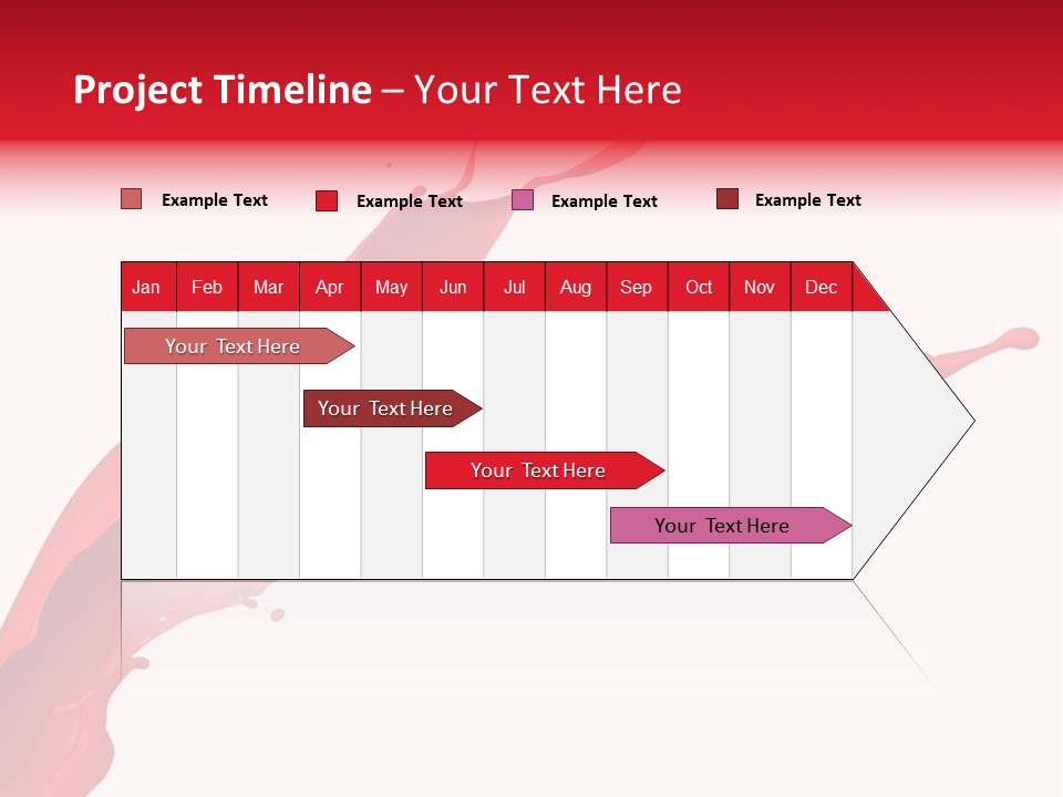 Motion White Background Liquid PowerPoint Template