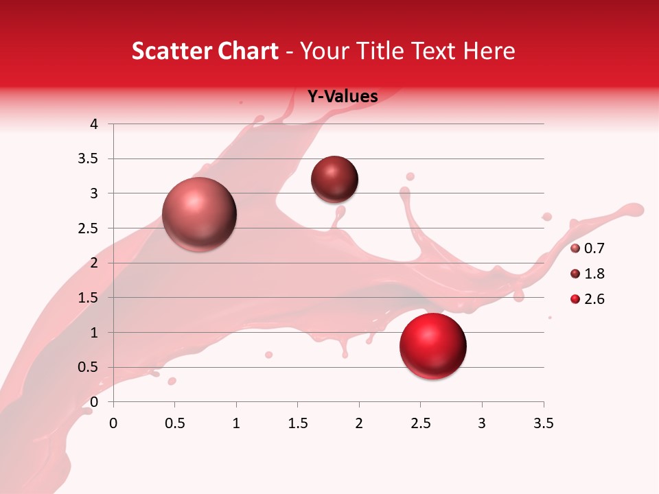 Motion White Background Liquid PowerPoint Template