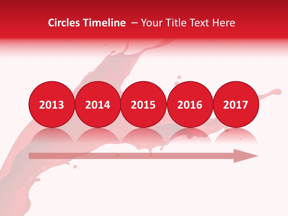 Motion White Background Liquid PowerPoint Template