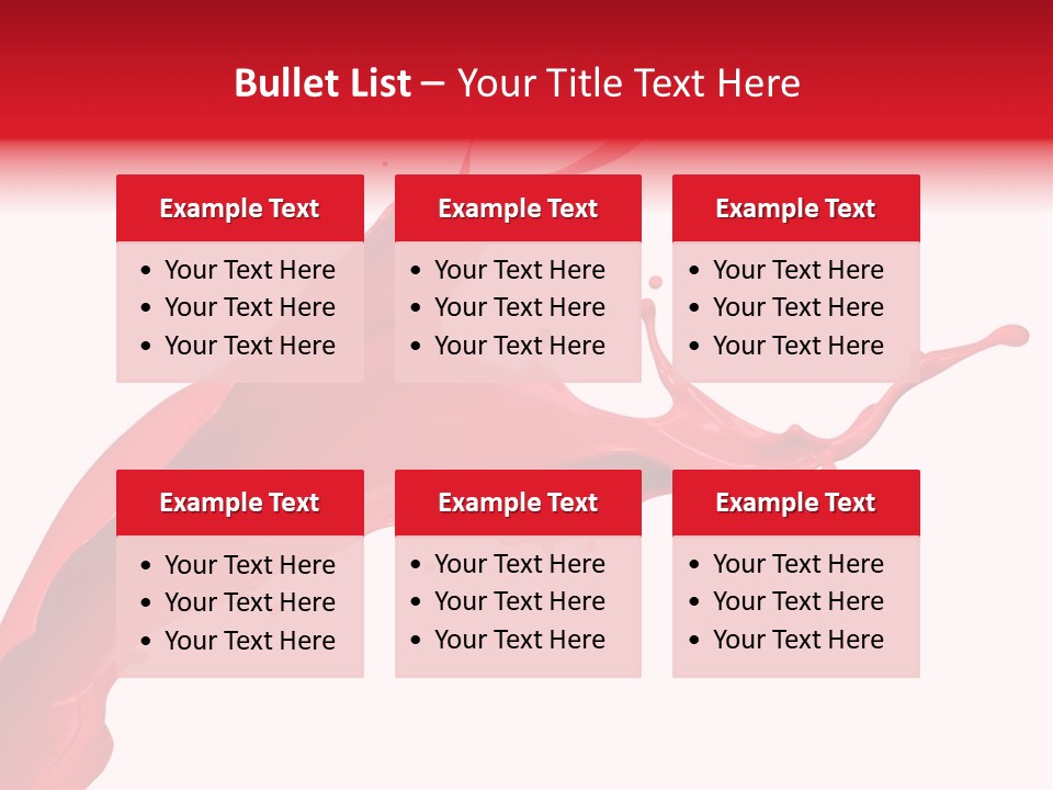 Motion White Background Liquid PowerPoint Template