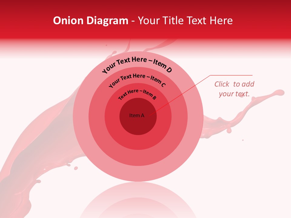 Motion White Background Liquid PowerPoint Template