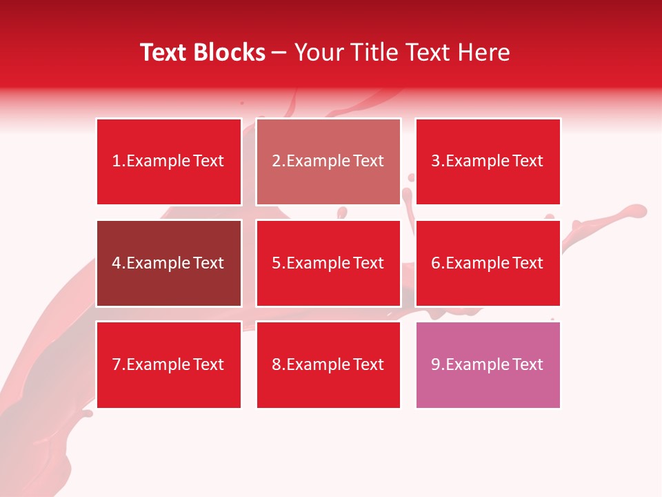 Motion White Background Liquid PowerPoint Template