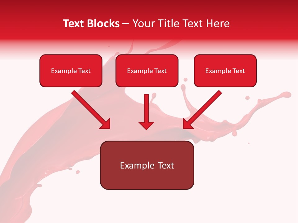 Motion White Background Liquid PowerPoint Template