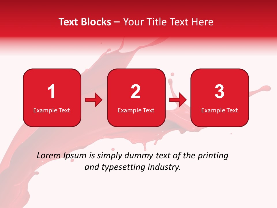 Motion White Background Liquid PowerPoint Template